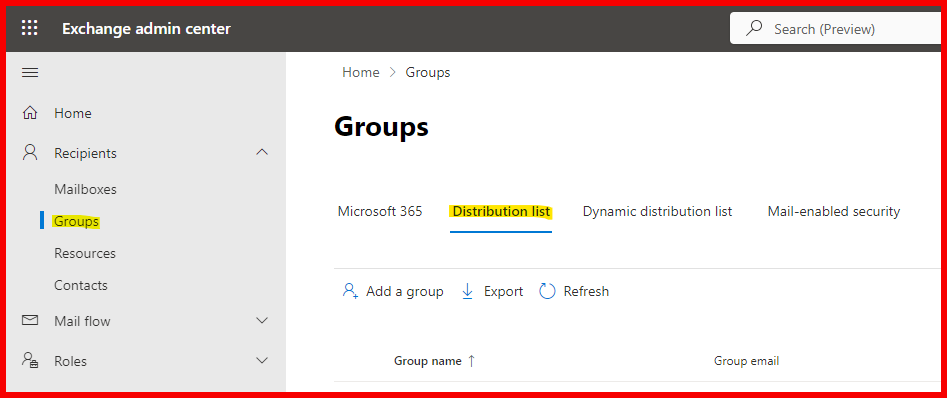 differences between distribution lists and shared mailboxes