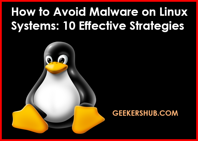 how to avoid malware on Linux systems