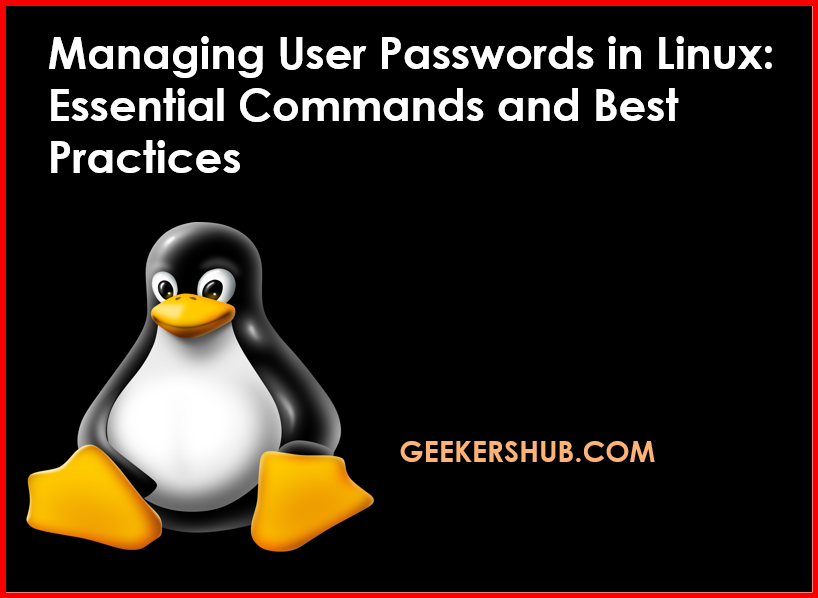 Managing User Passwords