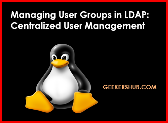 Managing User Groups in LDAP