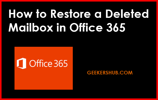 Restore a Deleted Mailbox