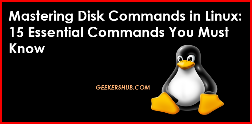 disk commands in Linux